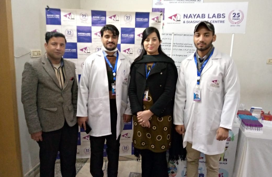 Free Medical Camp of Nayab Labs at IHS intensive Health Services Islamabad